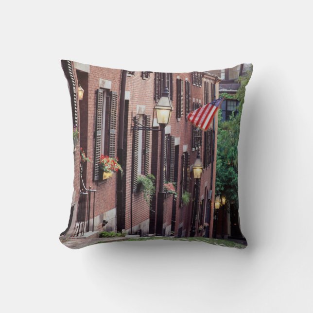 USA, Massachusetts, Boston, Hus längs Acorn Kudde (Framsida)