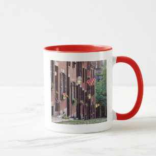 USA, Massachusetts, Boston, hus längs Acorn Mugg