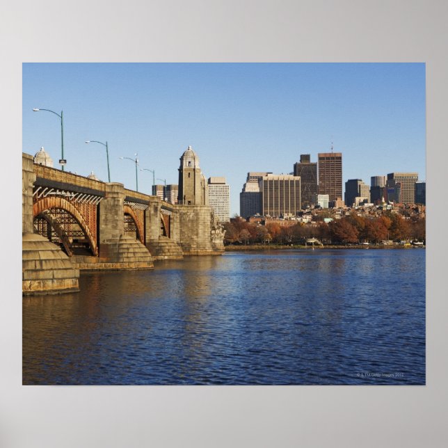 USA, Massachusetts, Boston Skyline 2 Poster (Framsidan)