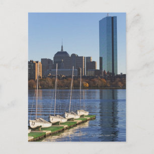 USA, Massachusetts, Boston skyline 4 Vykort