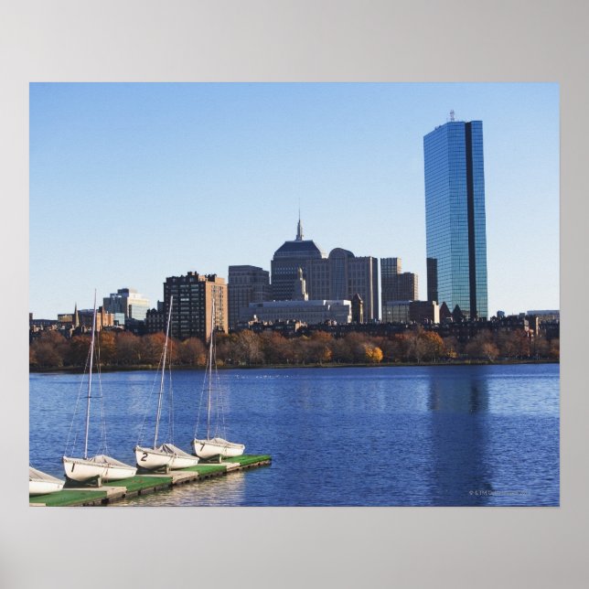 USA, Massachusetts, Boston Skyline Poster (Framsidan)