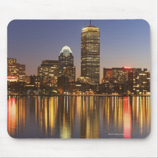 USA, Massachusetts, Boston Skyline vid skymt 2 Musmatta