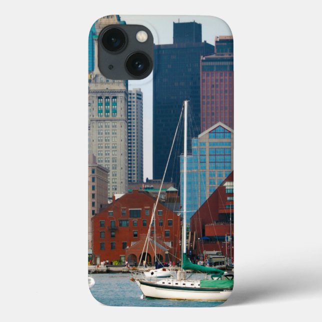 USA, Massachusetts. Boston Waterfront Skyline (Baksida)