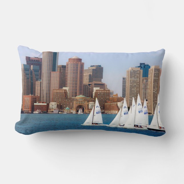 USA, Massachusetts. Boston Waterfront Skyline 4 Lumbarkudde (Framsida)