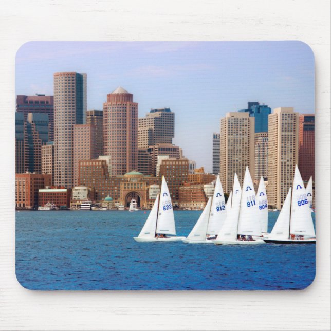 USA, Massachusetts. Boston Waterfront Skyline 4 Musmatta (Framsidan)