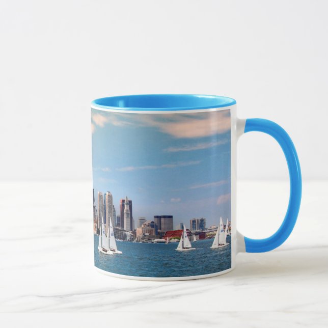 USA, Massachusetts. Bostons strandpromenad 3 Mugg (Höger)