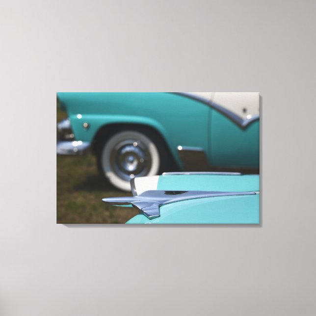 USA, Massachusetts, Gloucester. 1950-tals Ford Canvastryck (Framsida)