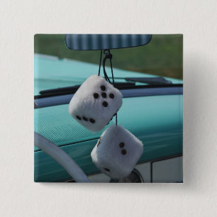 USA, Massachusetts, Gloucester. Fuzzy dice i en Knapp