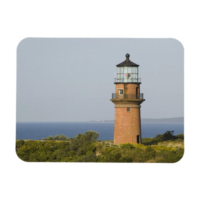 USA, MASSACHUSETTS, Martha's Vineyard: Aquinnah Magnet (Horisontell)