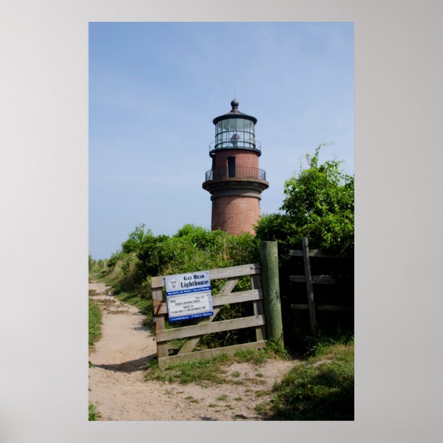 USA, Massachusetts, Martha's Vineyard, Aquinnah. Poster (Framsidan)