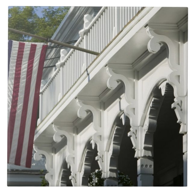 USA, MASSACHUSETTS, Martha's Vineyard: Kakelplatta (Framsidan)
