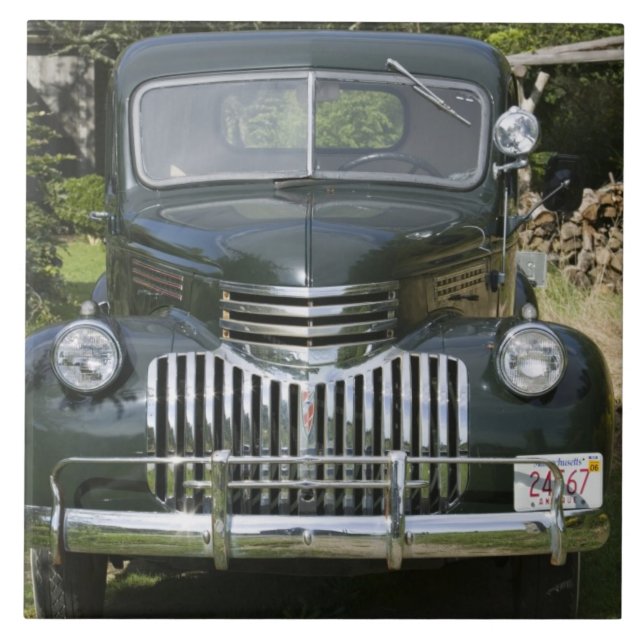 USA MASSACHUSETTS, Marthas vingård: Väster 4 Kakelplatta (Framsidan)