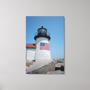 USA, Massachusetts, Nantucket. Brant Point Canvastryck