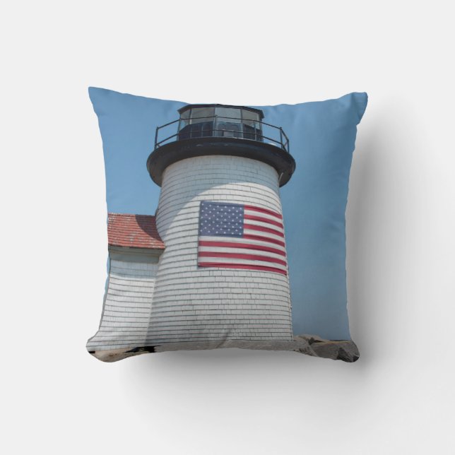 USA, Massachusetts, Nantucket. Brant Point Kudde (Framsida)