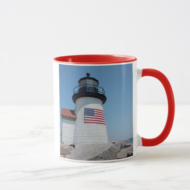 USA, Massachusetts, Nantucket. Brant Point Mugg (Höger)