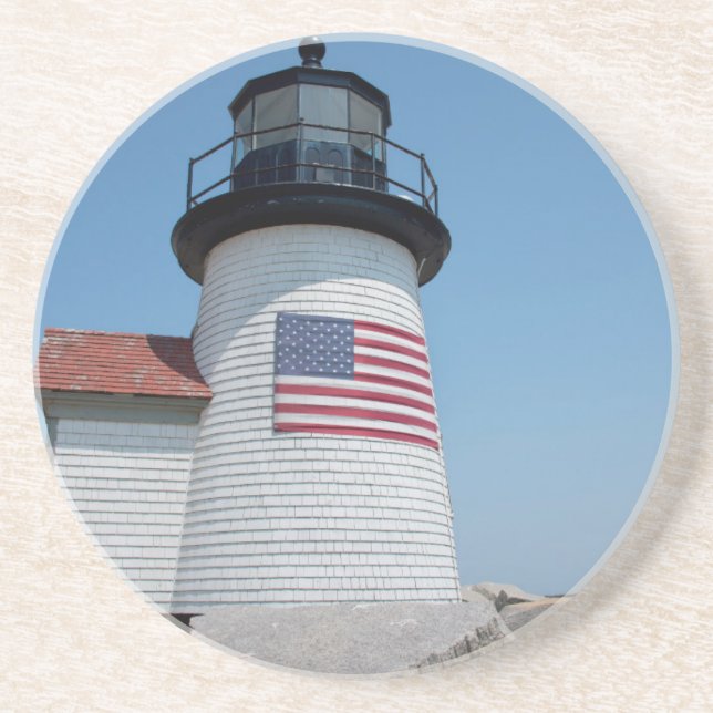 USA, Massachusetts, Nantucket. Brödpunkt Underlägg Sandsten (Framsidan)
