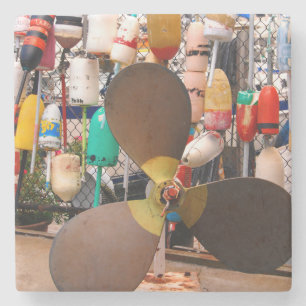 USA, Massachusetts. Propeller och Flyter Stenunderlägg