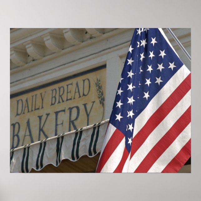 USA; Massachusetts; Stockbridge; Dagligt Bröd Poster (Framsidan)