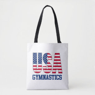 USA med American Flagga Gymnastics Sports Tygkasse