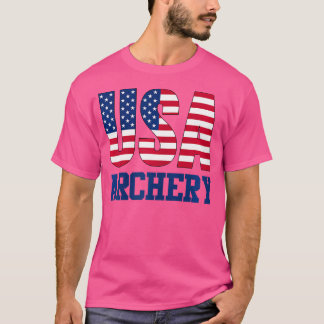 USA med amerikanska Flagga T Shirt