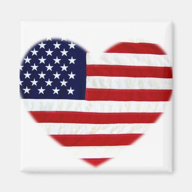 USA med Kärlek_ Magnet (Framsidan)