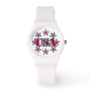 USA med stjärnor Armbandsur