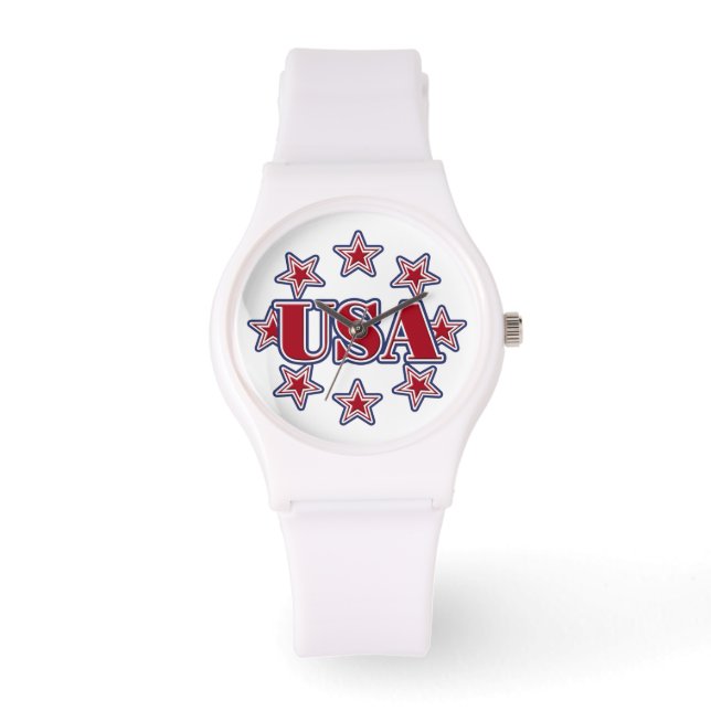 USA med stjärnor Armbandsur (Framsida)