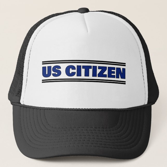 USA medborgare Trucker Hatt Keps (Framsida)