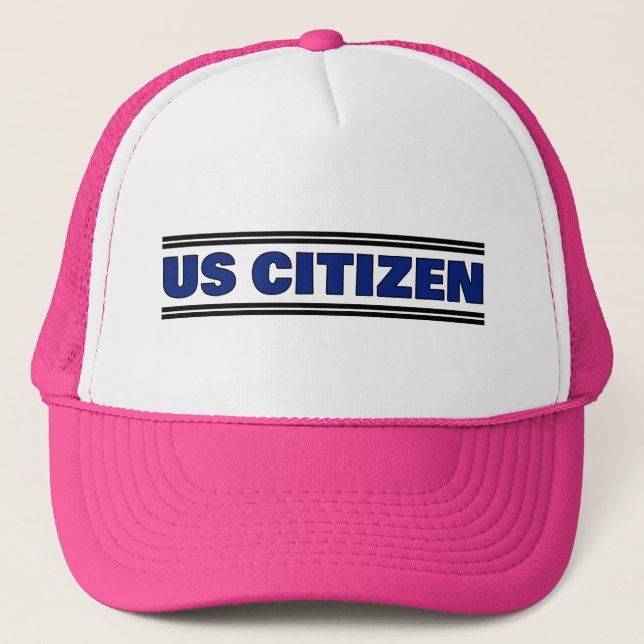 USA medborgare Trucker Hatt Keps (Framsida)