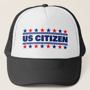 USA medborgare Trucker Hatt Keps