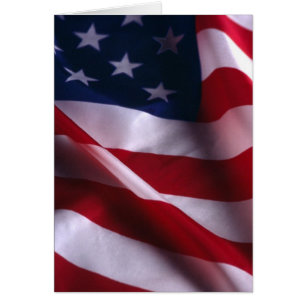 USA medborgareflagga Hälsningskort