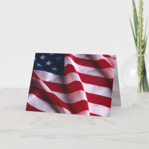 USA medborgareflagga Kort