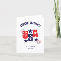 USA-medborgarskap Grattis Amerikansk Medborgare