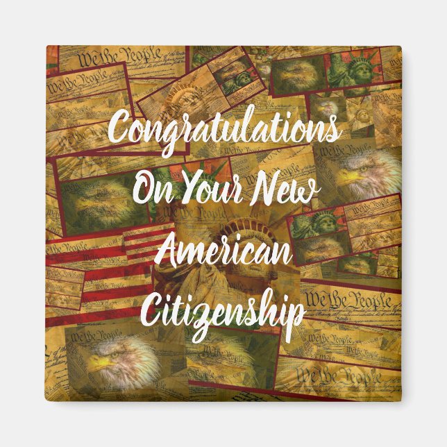 USA-medborgarskap Magnet (Framsidan)