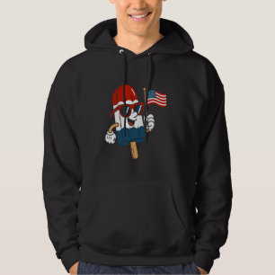 USA "Merica 4:e juli Manar Women Kids Funny Patri Hoodie