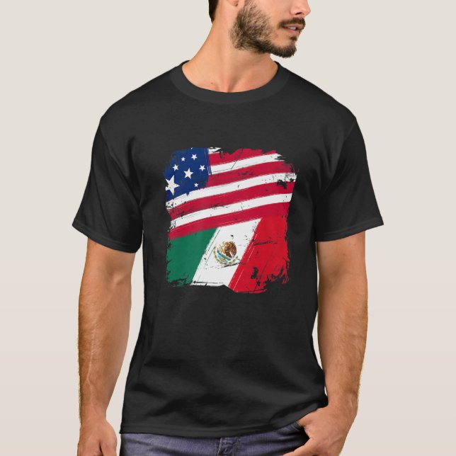 USA MEXICO T SHIRT (Framsida)