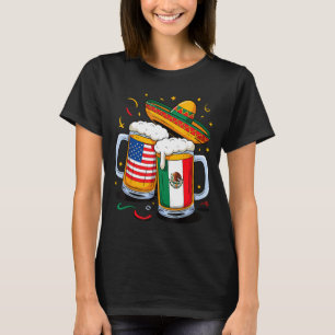 Usa mexiko öl cinco de mayo t shirt