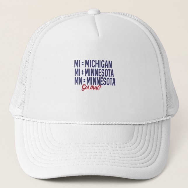 USA - MI = Michigan Not Minnesota Confusion Keps (Framsida)