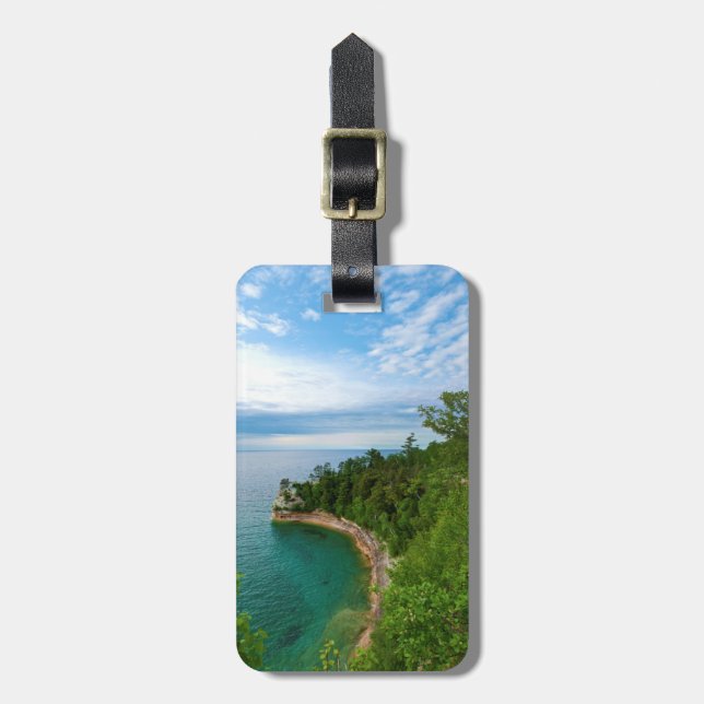 USA, Michigan. Bild 3 av Miner's Castle Sten Bagagebricka (Vertikal Framsida)