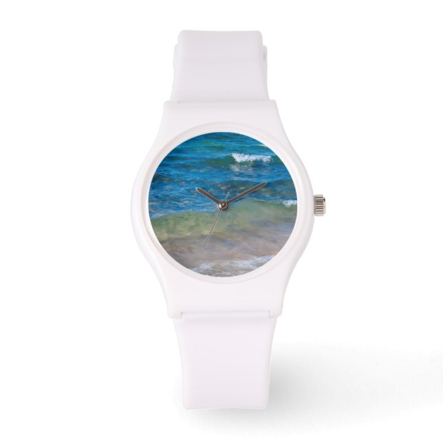 USA, Michigan. Clear Vatten of Sjö Superior Armbandsur (Framsida)