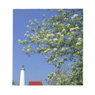 USA, Michigan, East Tawas. Tawas fyr med Anteckningsblock