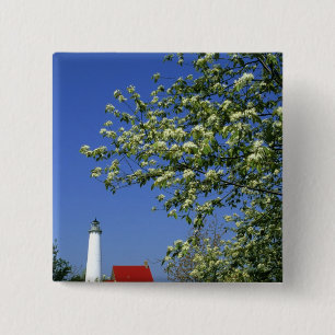 USA, Michigan, East Tawas. Tawas fyr med Knapp