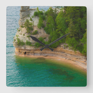 USA, Michigan. Formering av gruvarbetarens Castle Fyrkantig Klocka
