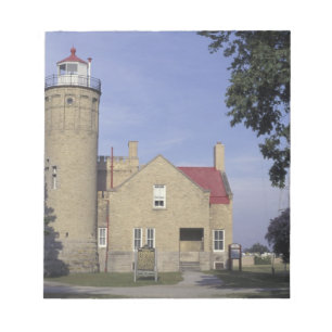USA, Michigan Gamla Mackinac Point Fyren Anteckningsblock