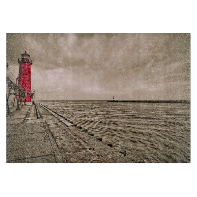 USA, Michigan, Grand Haven fyr (Framsidan)