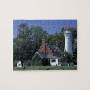 USA, Michigan, Lake Huron. Port Sanilac Pussel