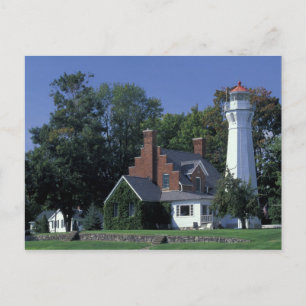 USA, Michigan, Lake Huron. Port Sanilac Vykort