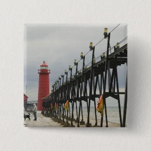 USA, Michigan, Lake Michigankusten, Grand Haven: Knapp