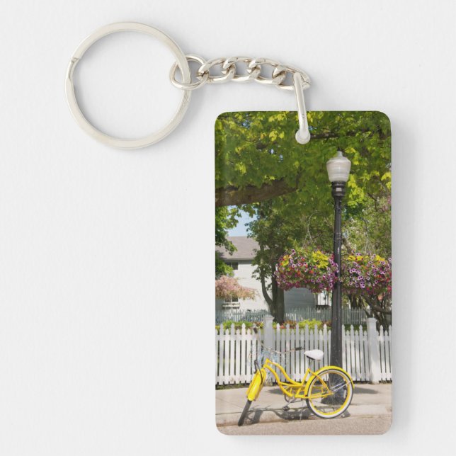 USA, Michigan, Mackinac Island. Gul cykel (Framsidan)