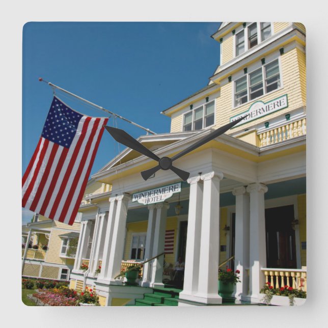 USA Michigan, Mackinac ö Fyrkantig Klocka (Framsida)